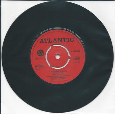 7-дюймовая пластинка RASCALS A Beautiful Morning 584182 Atlantic 1968 UK Rock Б/у