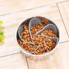 Pet Anti Choke Dog Spiral Slow Feeder Миски для корма для собак Вставка для миски с присоской Нескользящая анти-глотающая собачья профилактика ожирения