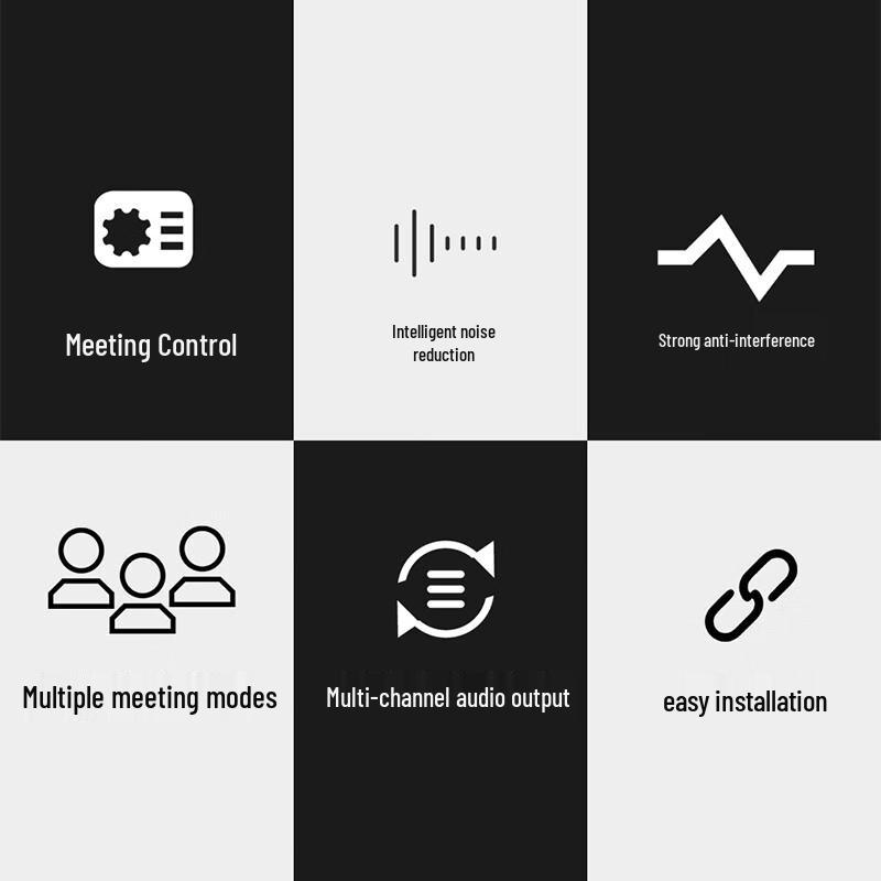 Runpu Портативная аудиосистема для конференций Основной контроллер (Китайская версия)