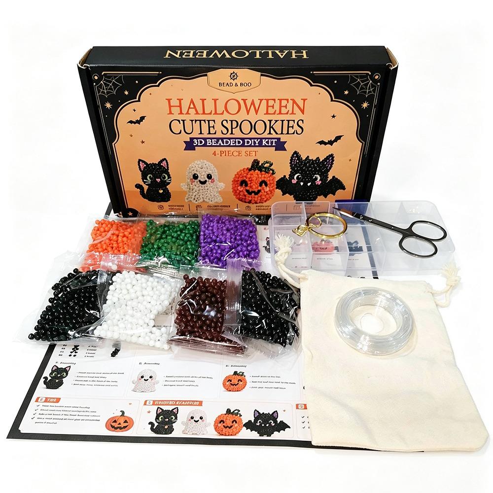 Cute Design 3D Beaded Animal Kit Tiny Beads Handmade Bead Art Kit  Home Decor