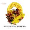 Dilara Big Flower Breathable Collar Scarf Neckerchief Ring Neck Wrap
