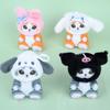 Japanese Cute Cartoon Drag Sanrio With Cute Cat Doll Plush Toy Bag Hanging Girl Heart Gift