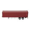 Platts Kencraft 40ft Marine Container Rust Color Dedicated Transport Trailer 1/50 &