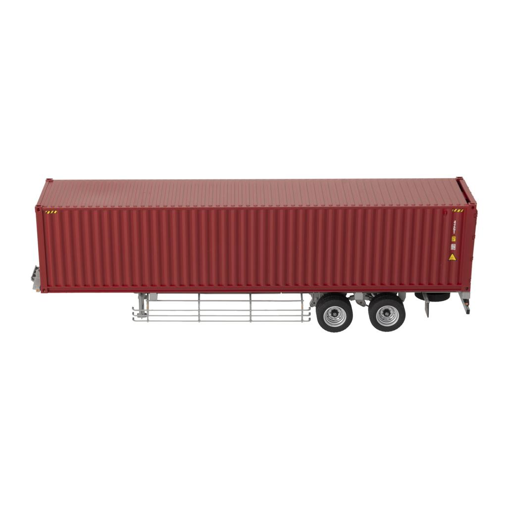 Platts Kencraft 40ft Marine Container Rust Color Dedicated Transport Trailer 1/50 &