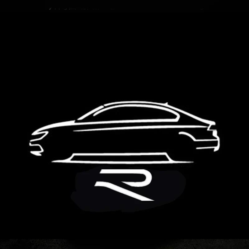 2 шт. Автомобильная светодиодная лампа-проектор приветствия для двери VOLKSWAGEN VW New R RLine Golf Tiguan POLO BORA Passat Jetta Touareg CWS1