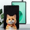 Мягкий черный защитный чехол TPU с изображением щенка и кота для Honor Pad X8A Pad9, противоударный чехол для планшета Huawei MediaPad T5 T10s MatePad SE Air