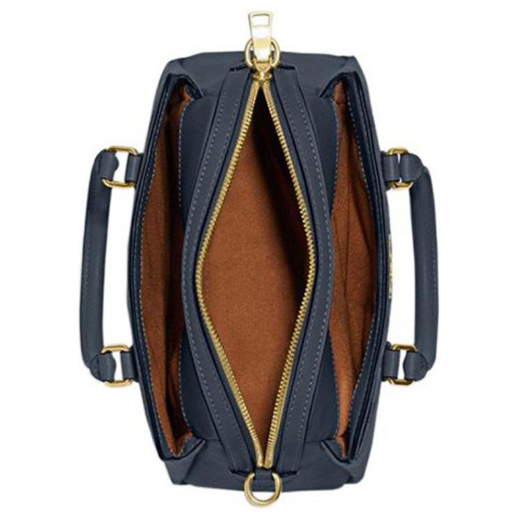 New COACH Darcie Fabric With Cow Leather Handbag Shoulder Bag Crossbody Bag Medium Size Women's Denim Blue CH859-IMDEI