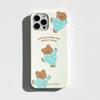 Y2K Ins Корейские Наклейки Чехол для Телефона для iPhone 17 16 15 14 13 12 11 Air Pro Max X XS XR XSMax 7 8 Plus Глянцевая Пленка Жесткий PC Чехол