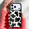 Чехол с коровьим принтом для iPhone 17 16 15 14 13 Pro Max Задняя крышка для 12 11 Pro Coque