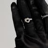 Jean Paul Clarisse [SILVER] Twisted Heart Ring JS-25-001R