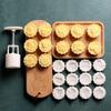 Mid Autumn Festival Moon Cake Mould 50g Plungers Pastry Tools Moon Cake Tool Hand Press Mold