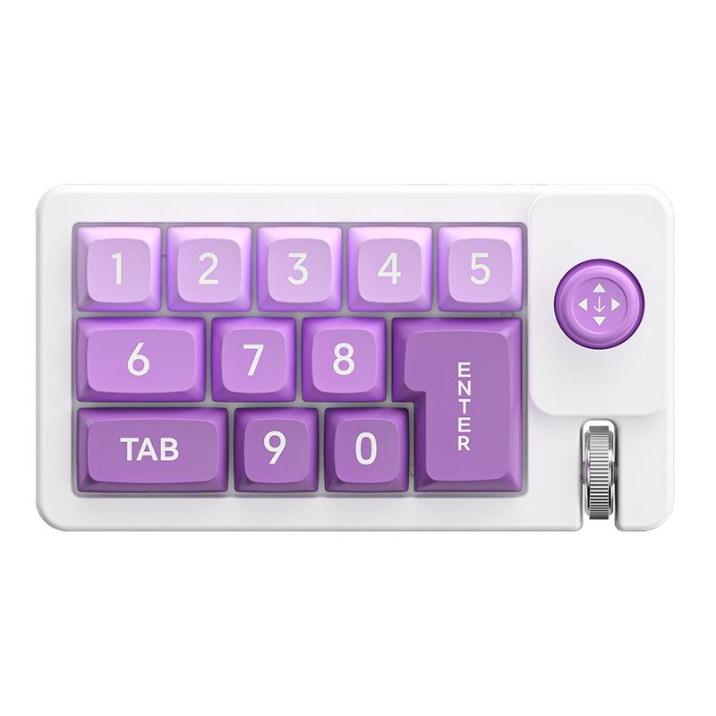 12-клавишная индивидуальная программируемая макрокоманда с полностью горячей заменой механического переключателя RGB-подсветка Numpad игровая мини-клавиатура для Mac Win