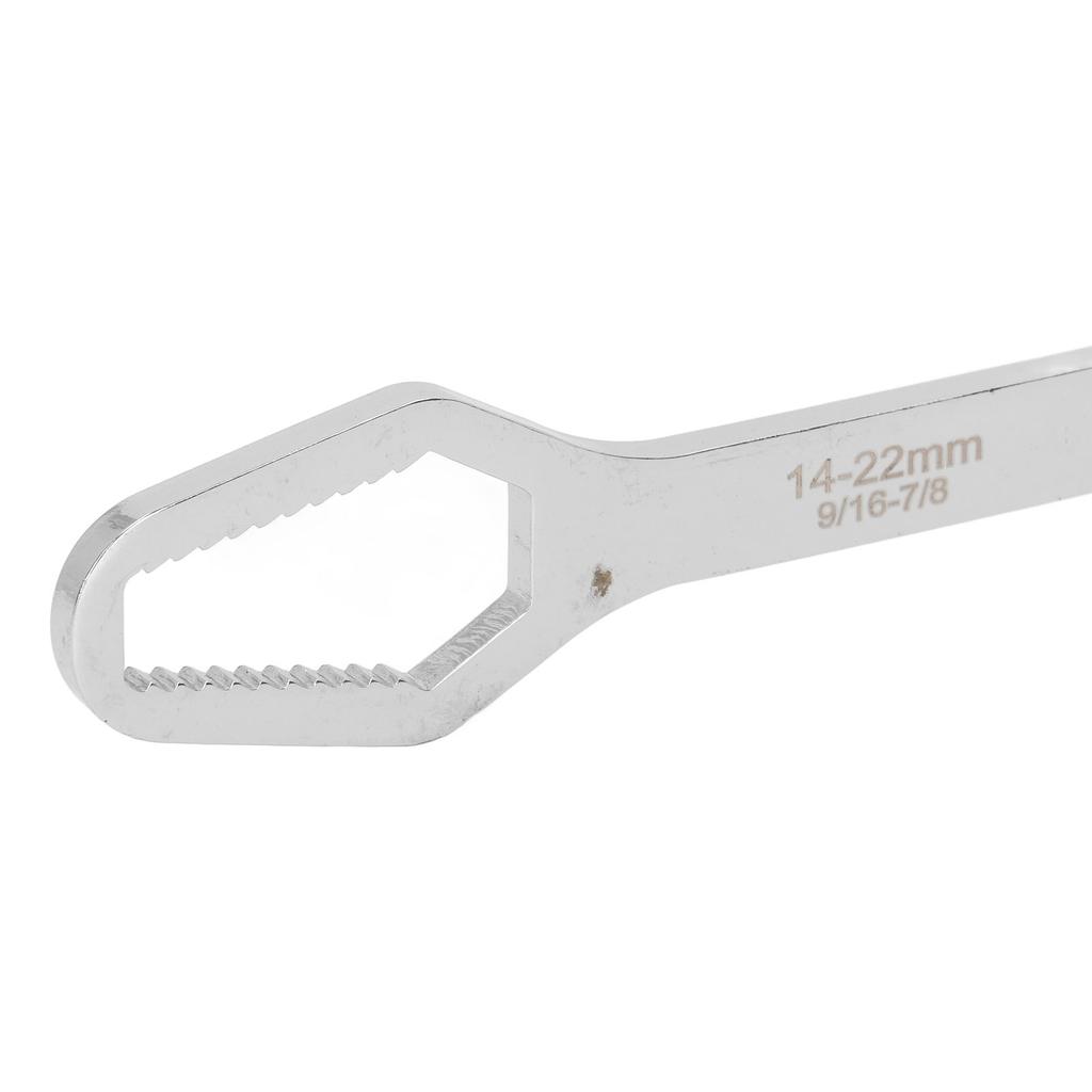 Double Ended Self Tightening Wrench Multifunctional 822mm Self Tightening Spanner for Auto Repair
