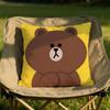 Character Cartoon Bear Cushion Cover Soft Reversible  Durable Pillow Cover  MultiScene Use for Home  Car Daily Comfort