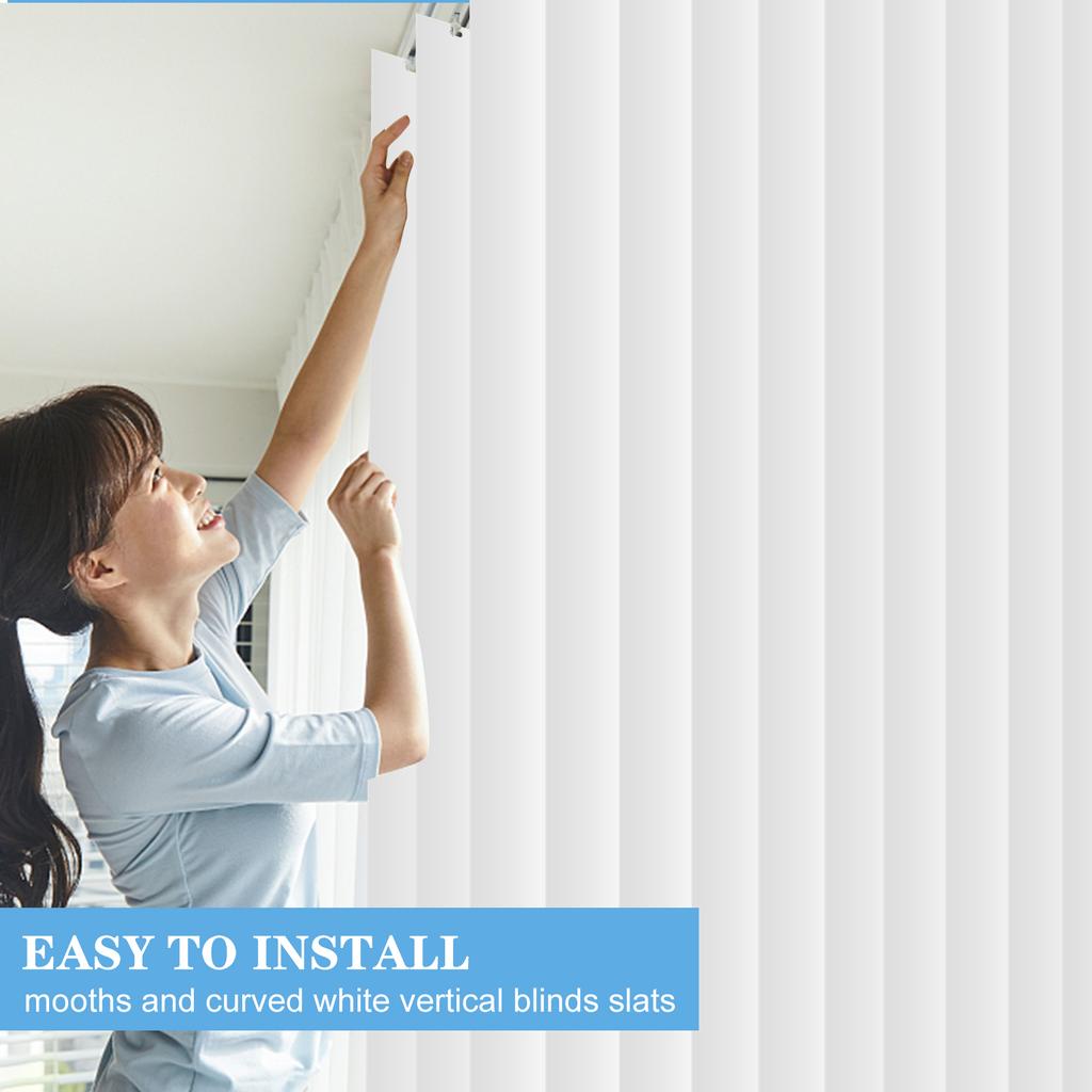 25 шт. 82,5" вертикальные сменные жалюзи ПВХ вертикальные сменные планки для раздвижных стеклянных дверей патио двери окна