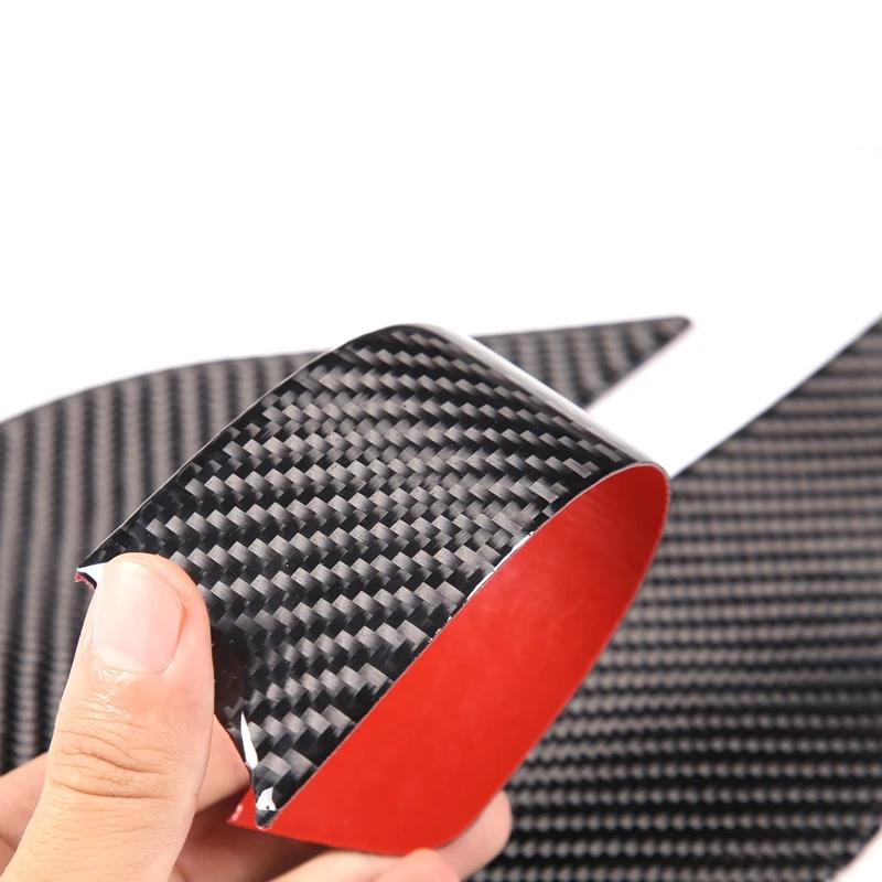 Мягкое углеродное волокно в стиле стайлинга автомобилей, внутренняя отделка передней стойки, наклейка, подходящая для Ford Maverick 2022, автомобильный интерьер