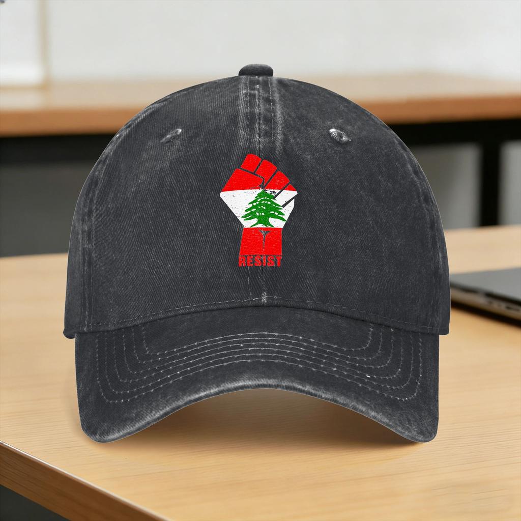 Lebanon Flag Map Beirut Cedar Tree Lebanese Heritage Design Sun Baseball Cap Street Style Unisex Women Washed Trucker Hat Gift