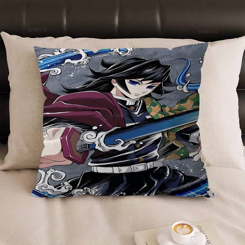 Anime Tomioka GGiyuu Pillow Cover Design Cushion Cover Decor Holiday Decorati