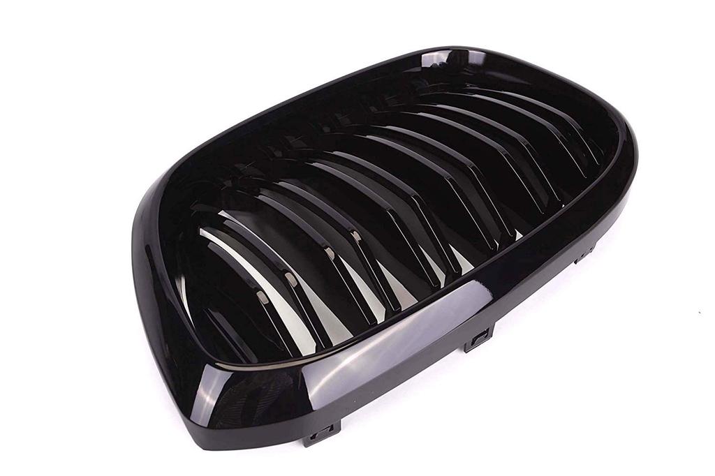 Zealhot Front Kidney Grille Set for BMW X3 Series and X4 Series G08 G01, G02, (2018-IN) (Glossy)