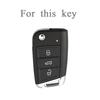 For VW Volkswagen Golf 7 MK7 Tiguan MK2 For SEAT Ateca Leon FR 2 Ibiza For Skoda Octavia A7 TPU Car Remote Key Case Cover Shell