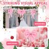 Christmas Large Bow Decoration for Wedding Birthday Party Backdrop Wall Holiday Celebration Photo Prop Home Photography Ornament
