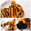 Puppy Tiger Hoodie Warm Fce Lined Dog Clothes Autumn Winter Tiger Transformation Suit for Bichon Pomeranian Four Legged Suit