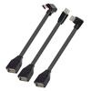Плоский силиконовый OTG кабель-адаптер Type C на USB 2.0 для подключения флешек, кардридеров, мышей, клавиатур