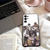 ГОРЯЧИЙ Чехол для телефона с аниме B-Bungou Stray Dogs Для Samsung S25,24,23,22,30,21,10,9,Ultra,Plus,Lite,FE,4,5 G Мягкий Черный Чехол