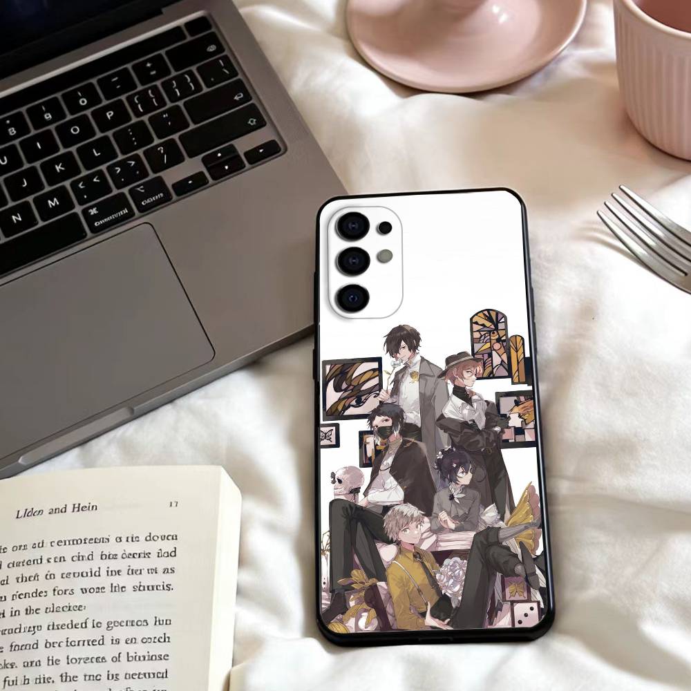 ГОРЯЧИЙ Чехол для телефона с аниме B-Bungou Stray Dogs Для Samsung S25,24,23,22,30,21,10,9,Ultra,Plus,Lite,FE,4,5 G Мягкий Черный Чехол