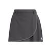 Super Stretch Skirt Solid Color Logo Print Comfortable Casual Flared Skirt Women Skirts Black HG1735