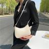 Новые женские модные сумки ретро однотонная искусственная кожа сумка через плечо подмышкой повседневные женские сумки дизайнерская сумка