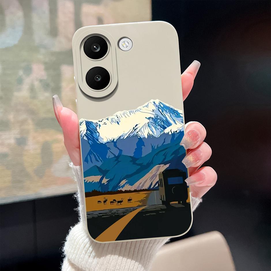 Для Xiaomi Poco X8 Pro X8 Pro Max Чехлы Цветное Сердце Защита от падения Художественный Защитный Чехол Для PocoX8Pro PocoX8ProMax Задняя Крышка