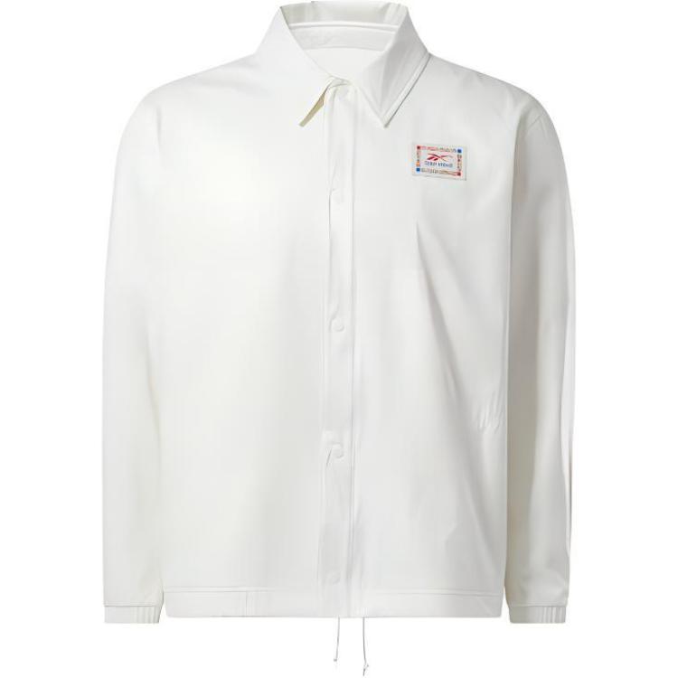 Reebok Куртки Мужские Белый Лацкан Умеренный Другое HN5809