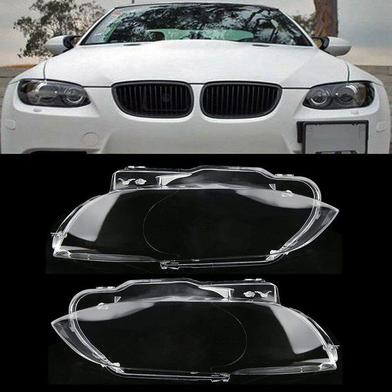 Стеклянная крышка фары автомобиля, крышка корпуса для BMW E92 E93 Coupe M3 328i 335i Cabrio 2006 2007 2008 2009 2010, крышка абажура фары