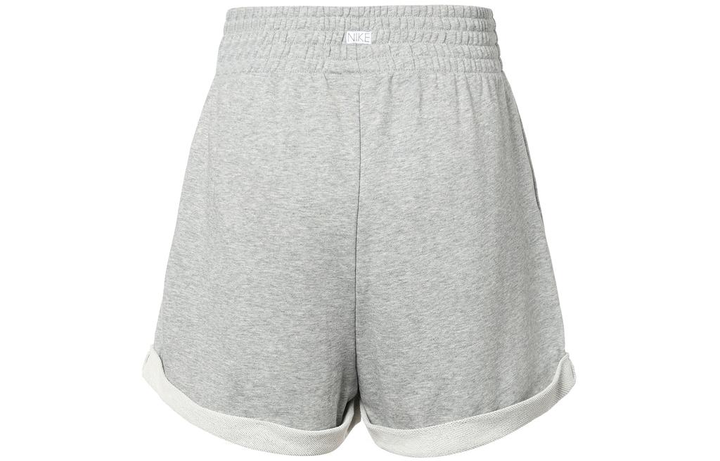 Nike Спортивные шорты женские серые умеренные трикотажные шорты CZ8227-063