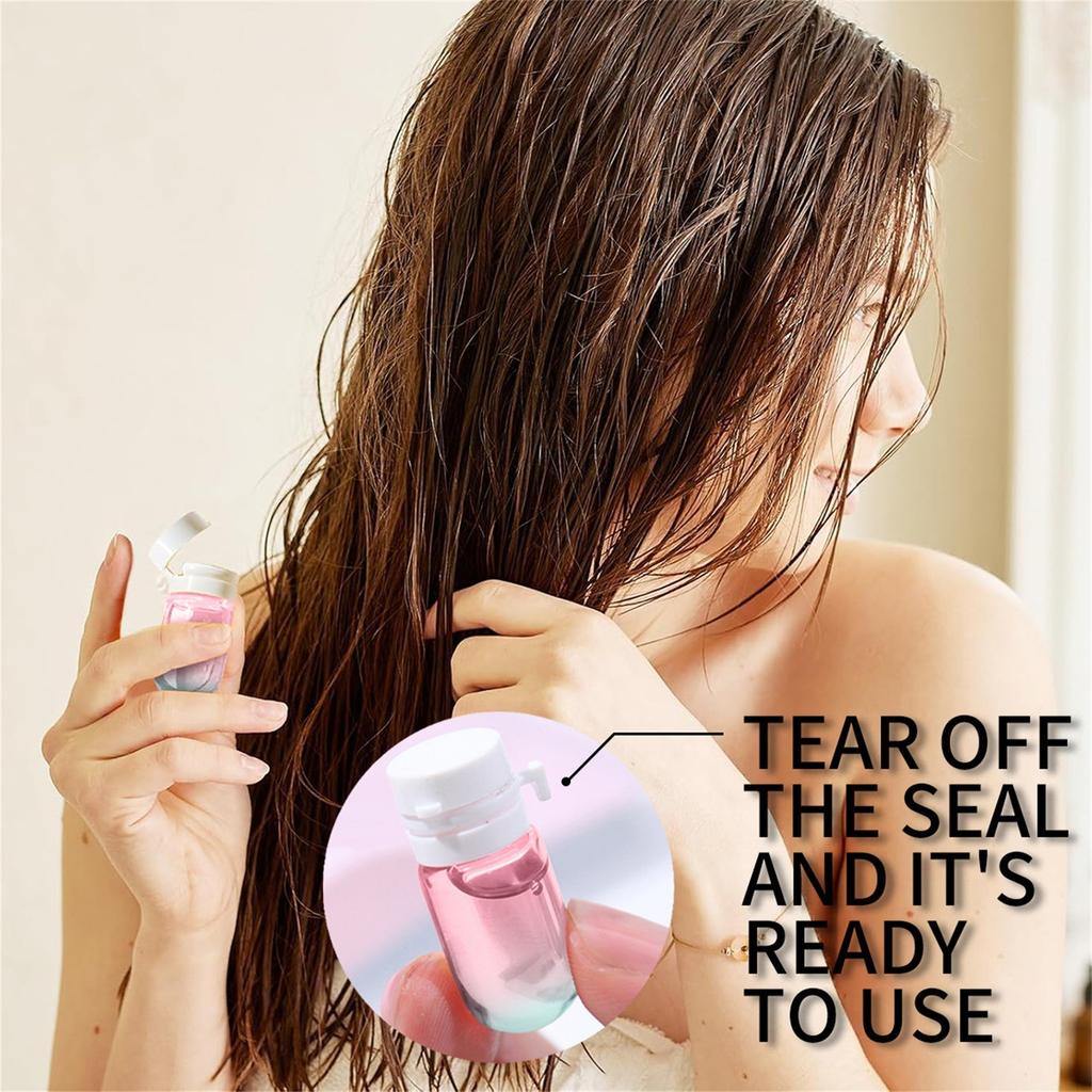 Moisturizing Hair Care Serum Oil 1.5ml*10 Pieces, Soft And Anti-frizzy Hair Care Gel With Long-lasting Fragrancy