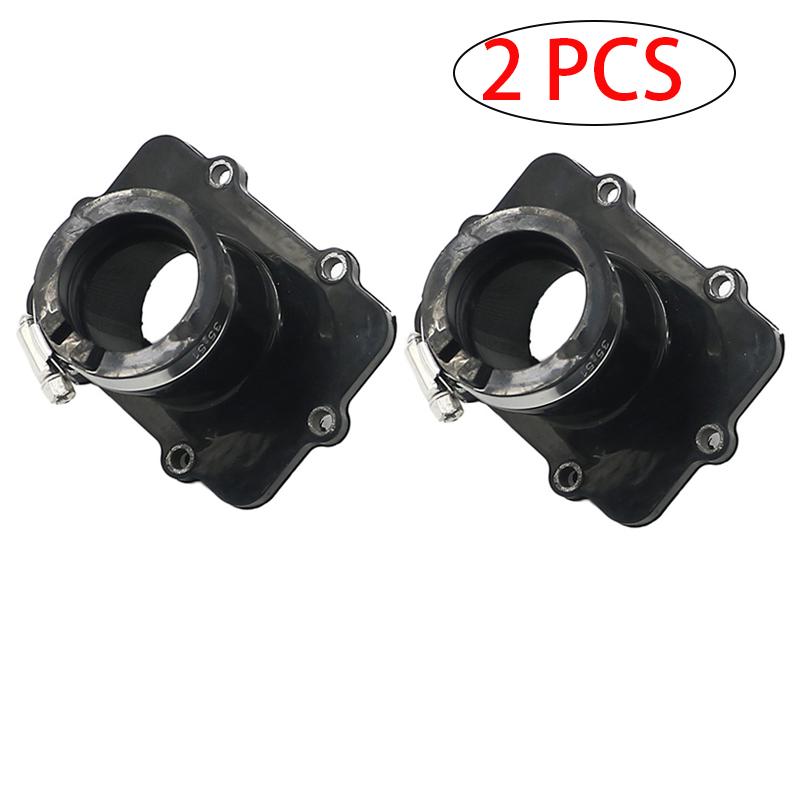 2Pcs Snowmobile Intake Carburetor Flange Carb Boot For SKI DOO MXZ 550X 06-09 / EXPEDITION 550F 05-06 / MXZ GTX GSX 550F 05-08