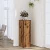 Plant Stand with Rustic Wood Look 33 x 33 x 100 cm Engineered Wood