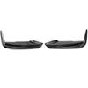 1 Pair Glossy Black/Carbon Fiber Look Car Fog Light Frame Cover Trim Fit for BMW 3 Series F30 F31 M Sport 2012-2019