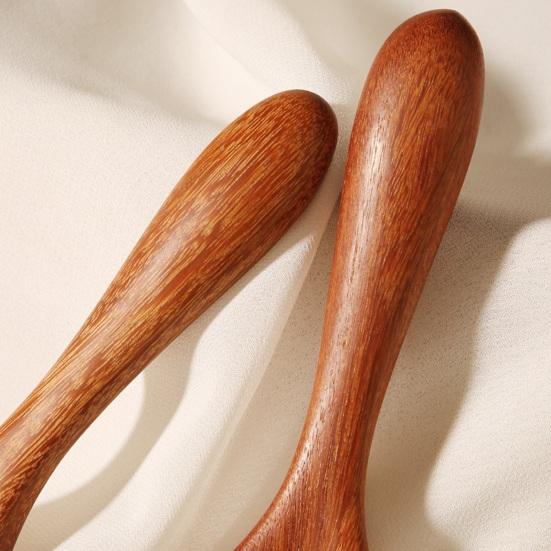 Сандаловая расческа для массажа головы Гуаша Инструмент для чесания спины Ручная расческа с широкими зубьями