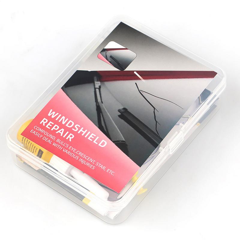 Комплект для ремонта сколов на лобовом стекле Комплект для ремонта царапин на стекле Комплект для ремонта царапин на лобовом стекле Комплект для ремонта стекол