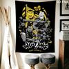 Tang Clan Wall Tapestry Aesthetic Wall Hanging Printed Fabric Blanket Decorative Tapestries for Bedroom Living Room Home Decor