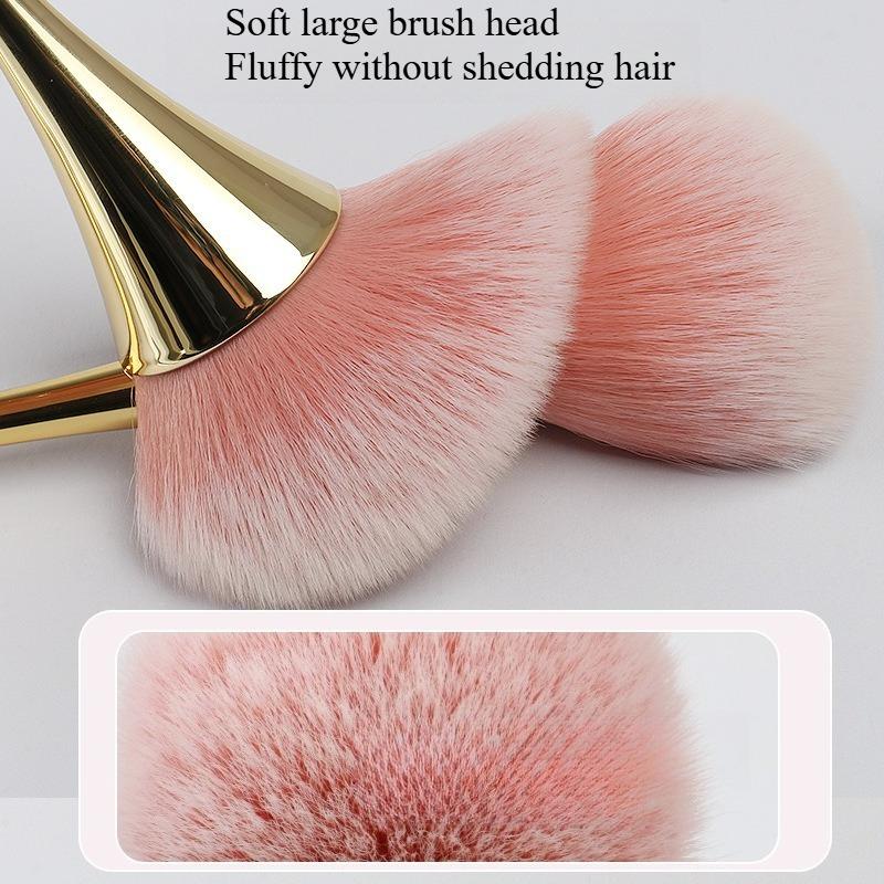1 шт. Большая кисть для макияжа, Beauty Foundation Make-up Кисть для макияжа Пудра Румяна Круглая кисть для макияжа