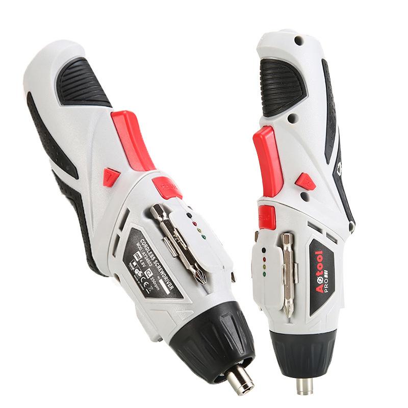 Портативный многофункциональный мини-электрический набор отверток 4,8 В с автоматической поворотной ручной дрелью, электроинструменты