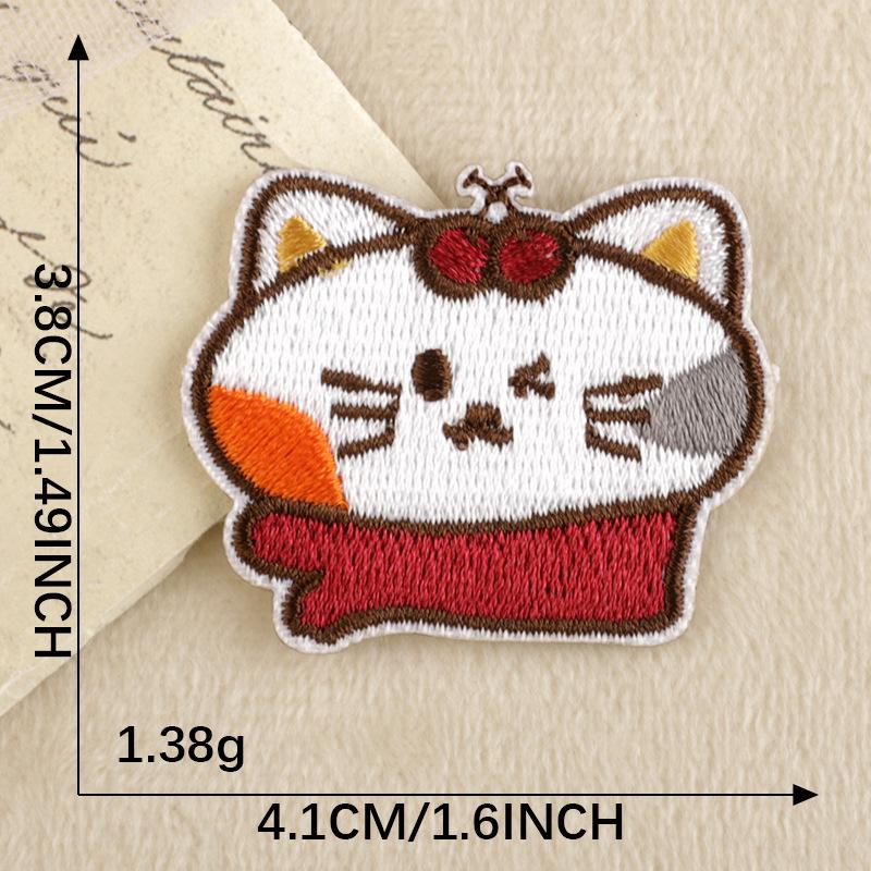 Корея Нашивка Мультяшное Животное Вышивка Самоклеящийся Патч для DIY Одежды и Аксессуаров