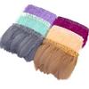2Yards Goose Feather Trim Fringe Tassel Ribbon White Geese Feathers On Tape Clothes Sewing Trimmings Wedding Dress Decoration