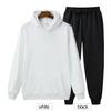 Solid Color Hoodie Two Pieces Set Hooded Sweatshirt Women's Hoodie Autumn Men's Hoodie + Pants Sets