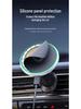 T50 Magnetic Car Phone Holder with Wireless Charging and Adjustable Navigation