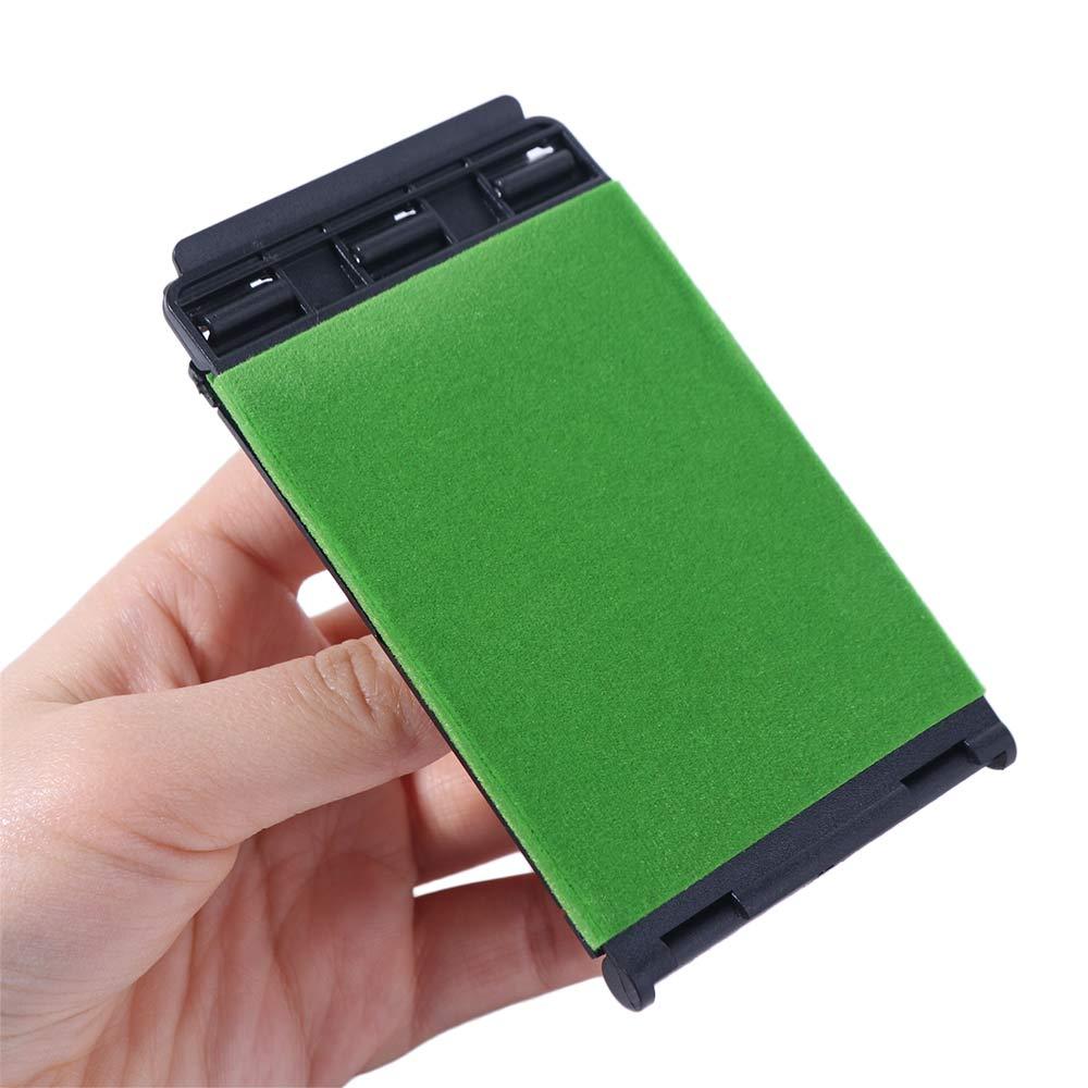 Green Bass Strings Scrubber Ergonomic String Cleaner Brush Guitar String Cleaner Brush Fingerboard