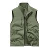Casual Vest Men'S Loose Vest Outdoor Zipper MultiPocket Jacket Spring And Autumn Vest Large Size Sports 8871